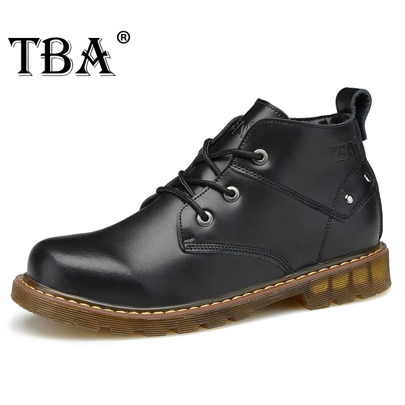 

2017 TBA 8077# new hot men's martin boots genuine leather boots tooling Boots male high-top leather men's bulk walking shoes