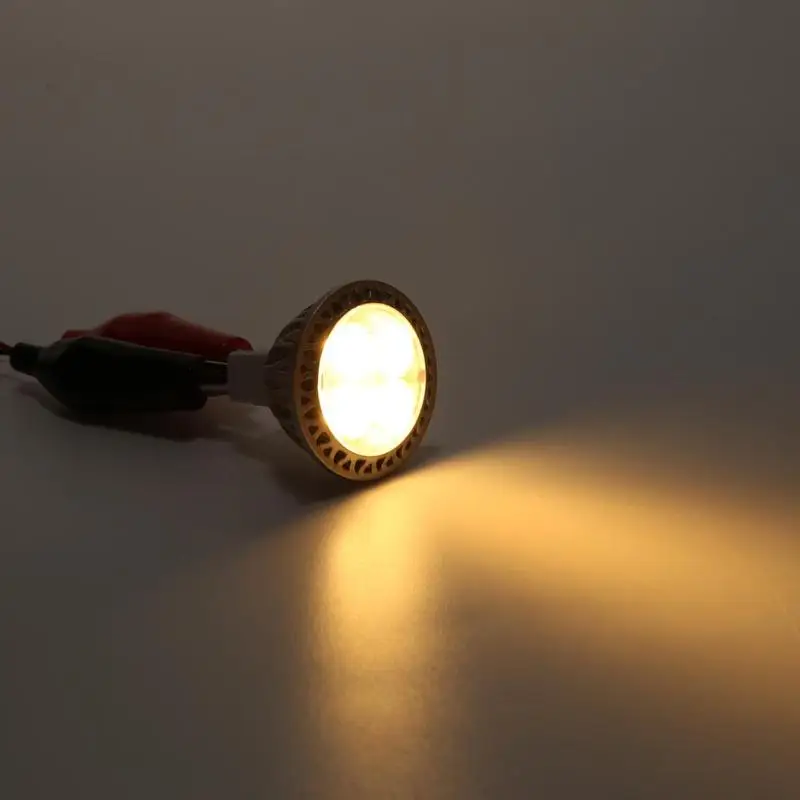 6 шт./компл. GU4/GU5.3 3 W/7 W 12 V Мини-Светодиодная лампа 4 светодиодный/6 светодиодный теплый свет лампы заменить галогенной лампы дома для
