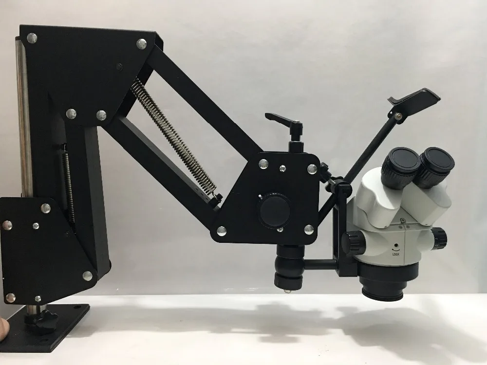  Outils de bijouterie 7X-45X Microscope stéréo avec lentille et support bijoux outil microscope pour