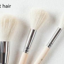 Высокое качество Акварельная акриловая шерсть козья шерсть деревянная ручка 270MOP щетка