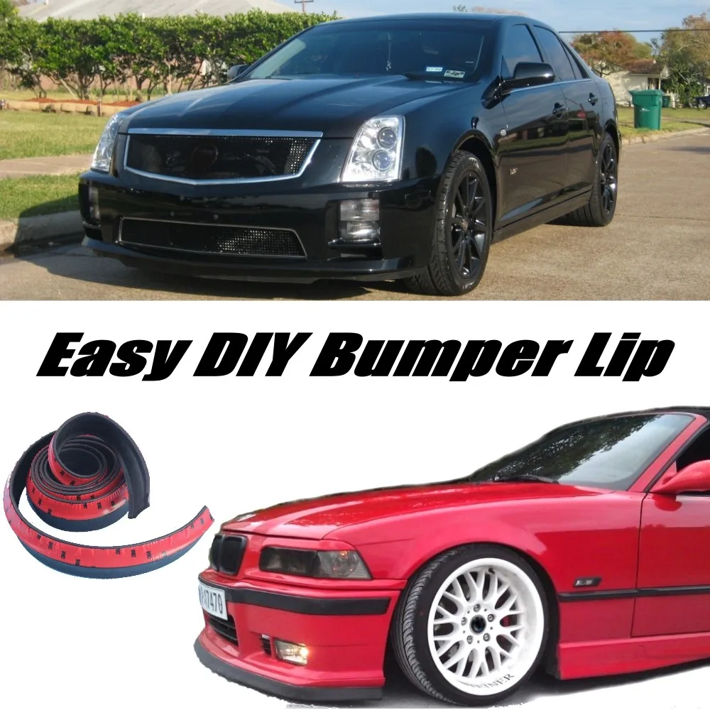 Trim Design Splitter Bumper Lip Deflector For Cadillac STS  STS-V  SLS 2005~2013