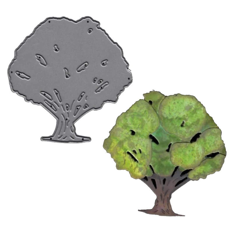 

Oak Tree Metal Cutting Dies Stencils for DIY Scrapbooking Album Stamp Card Embossing New 2019 Die Cut