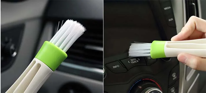 New Multifunctional Auto Air Conditioner Outlet Cleaning Brush Air Outlet Gap Dust Cleaner Car Interior Accessories  (3)