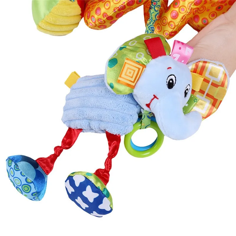2018 новорожденных детские игрушки 0-12 месяцев мягкие коляска игрушки животных Детские коляска висит развивающие детские погремушки, игрушки
