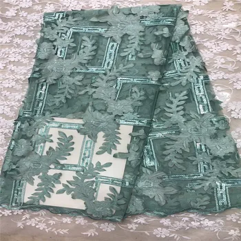 

Nigerian Lace Fabric 2018 Nigerian Lace Fabric 3D Flower French Net Lace, High Quality Swiss Lace Fabric for dress bh76-1