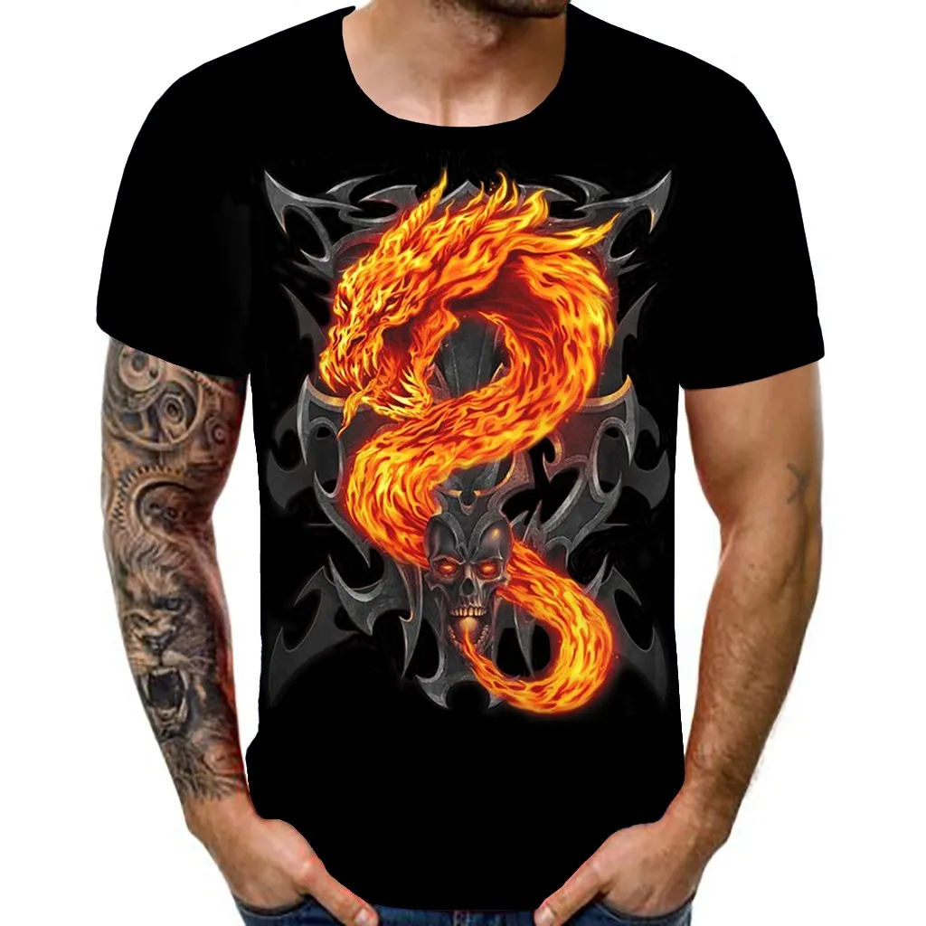 

t shirt men t shirt tshirt streetwear stranger things 2019 Fashion Short new Summer New Style 3D Printed Fashion Comfort Tee Z4