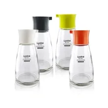 Стеклянная бутылочка для специй масленка бутылка с соевым соусом горшок уксус приправ масло косметика парфюмерия диспенсер бутылки для специй 270 г кухонные принадлежности