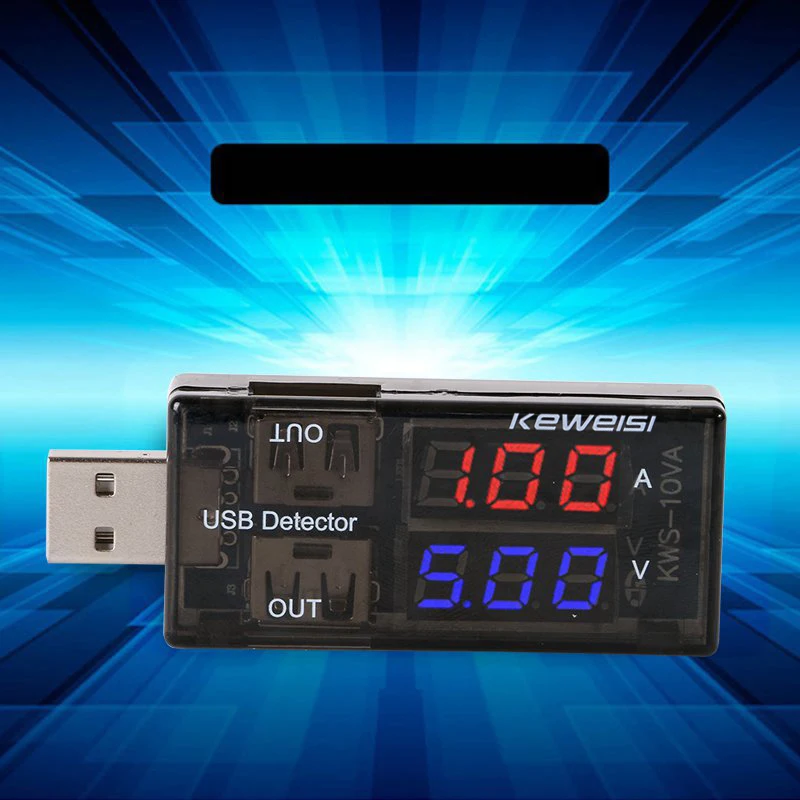 USB ток напряжение зарядный детектор мобильный силовой ток и Вольтметр Амперметр зарядное устройство по USB тестер двойной ряд показывает