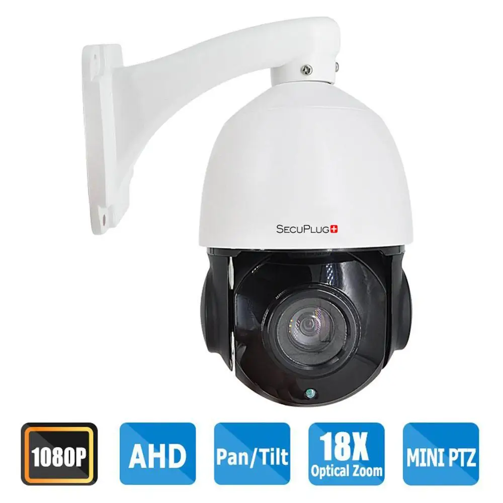 

SecuPlug+ 4MP 4 inch Mini Size Network Onvif IP PTZ speed dome 20X optical zoom ptz ip camera 60m IR RS485 Control 360 Rotation