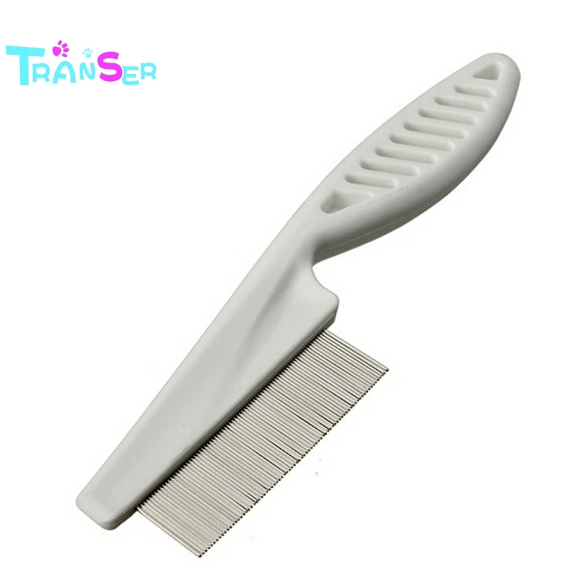 

Transer Pet Hair Grooming Comb Flea Shedding Brush Puppy Dog Stainless Comb DROP SHIP F2M30