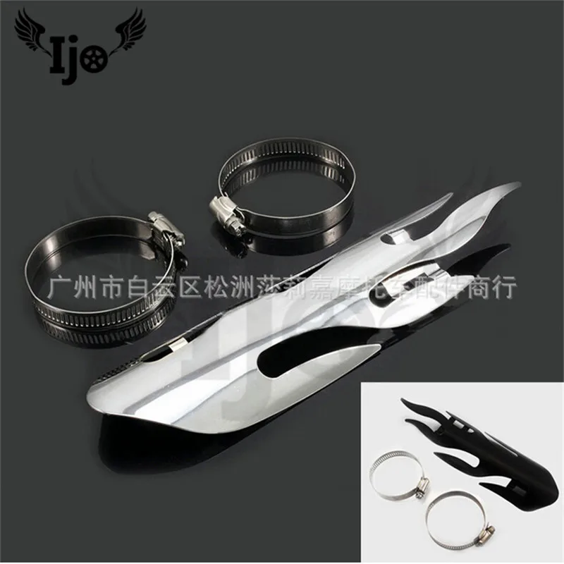 

fire modelling univresal scooter protect oto exhaust shield motorcycle exhaust muffler pipe Leg heel Heat cover motorbike part