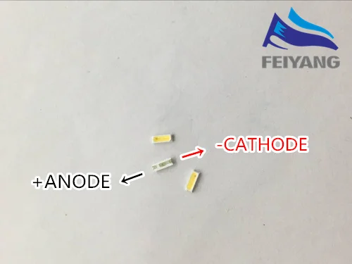 1000 шт. для EVERLIGHT 4014 светодиодный ная подсветка 0 3 Вт SMD ные Диоды в холодный белый