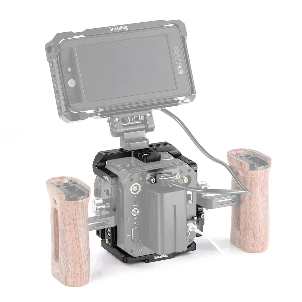  Jaula para cámara Z cam E2 con placa superior/placa inferior/placa lateral/soporte de lente/USB/HDM