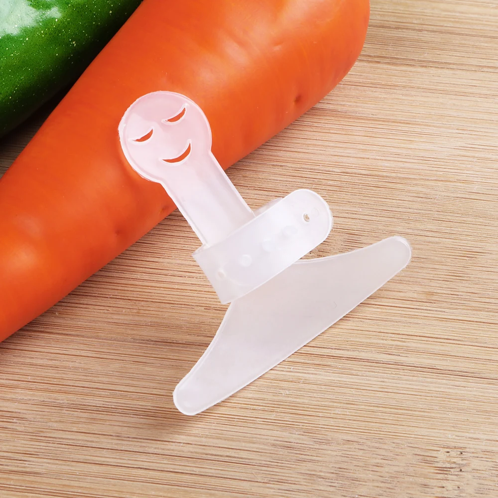 HOOMIN Smiley Finger Guard инструмент безопасности для резки овощей ручной протектор Пластиковые полезные Кухонные гаджеты