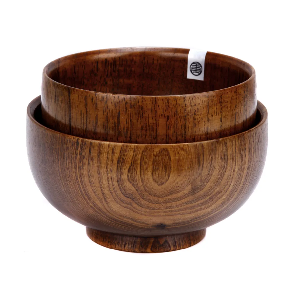 Buy 1 pc HOMESTIA Japanese Jujube Wood Bowl Pure Color