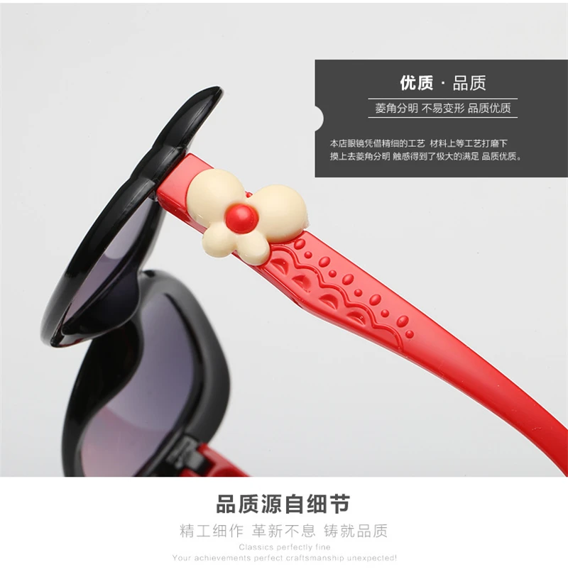 WtgwtQ 2018 New Children Sunglasses Kids Designer Cute Shades For Girls Boys Goggle Baby Glasses Oculos Infantil Sun glasses 27