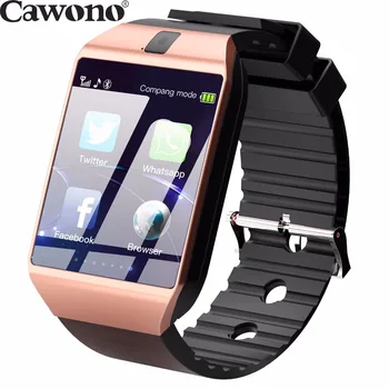 

Cawono Gold DZ09 Bluetooth Smart Watch with Camera Phone Call GSM SIM Smartwatch for iPhone Xiaomi Samsung HUAWEI Smartphones