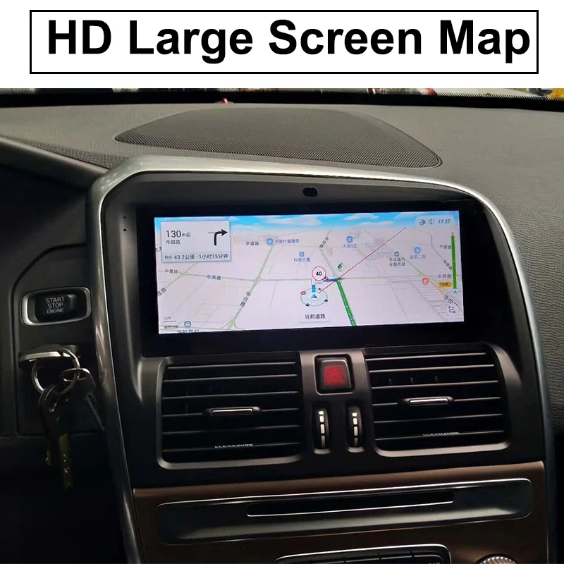 Flash Deal Liandlee Car Multimedia Player NAVI Large screen For Volvo XC60 XC 60 2009~2017 CarPlay TPMS Radio Stereo GPS Navigation 3