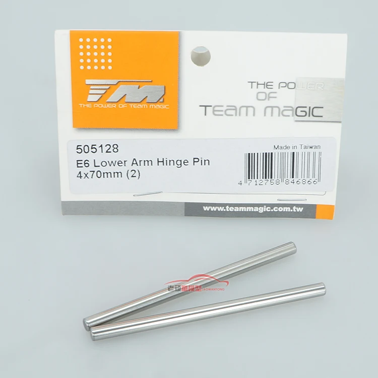 

2pcs/lot TEAM MAGIC TM E6 E6II E6 bottom arm bolt 4x70mm (2) 505128 accessories for RC Car