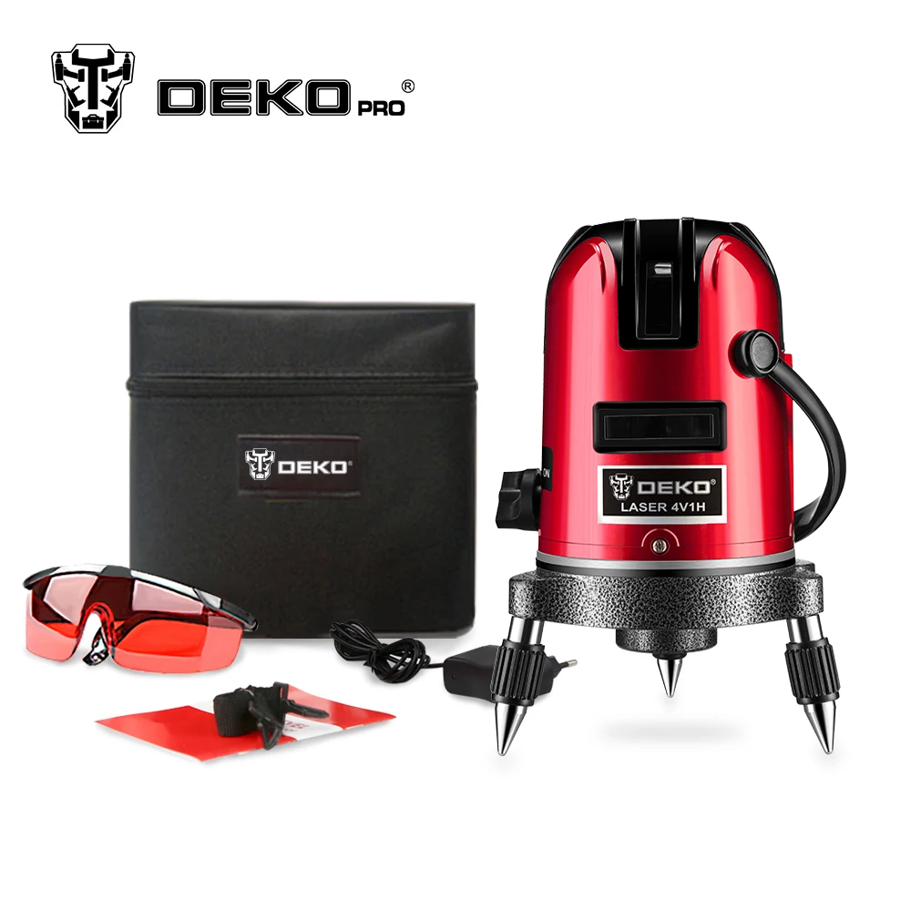 DEKOPRO 5 laser lines 6 points 360 degrees rotary 635nm outdoor mode - receiver and tilt slash available auto line laser level цена DEKOPRO 5 laser lines 6 points 360 degrees rotary 635nm outdoor mode - receiver and tilt slash available auto line laser level цены онлайн