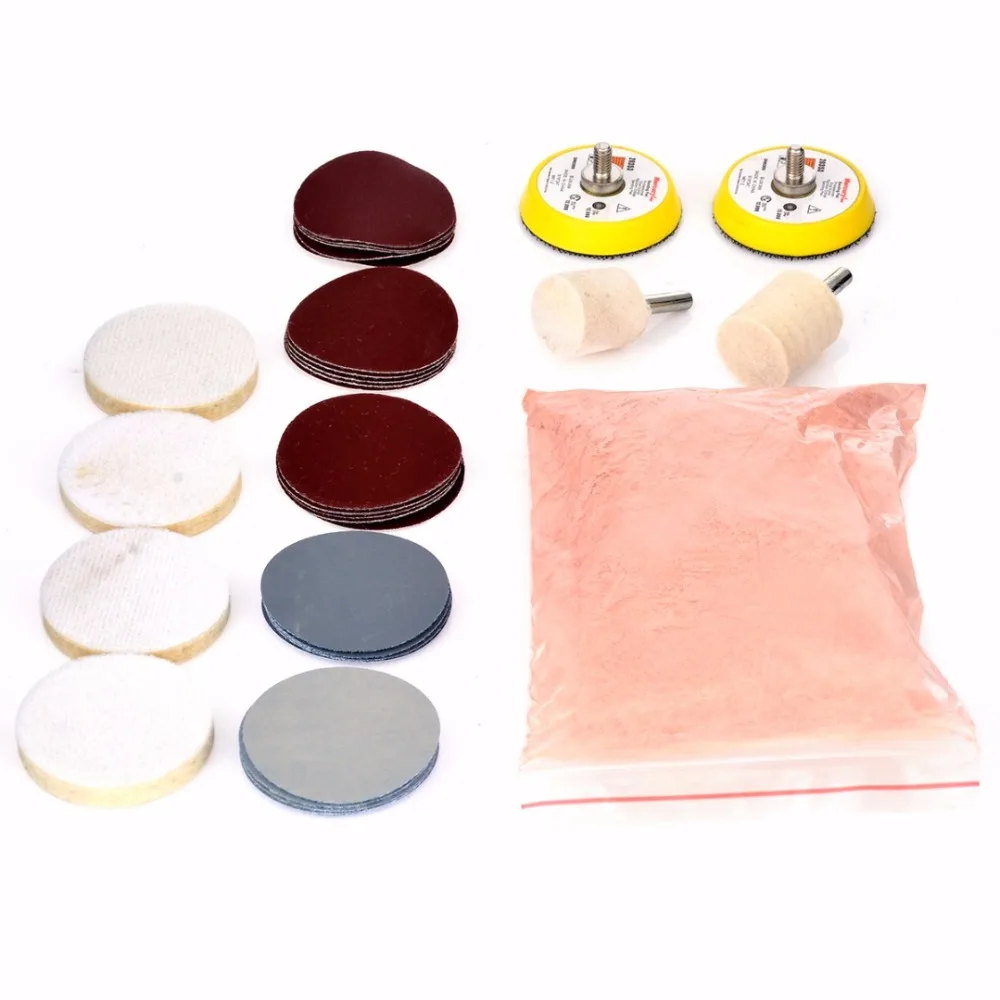 34pcs Glass Polishing Kit Mayitr Windscreen Windows Deep Scratch