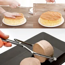 1 шт. нож для резки торта из нержавеющей стали, регулируемая проволока для резки хлеба, пиццы, инструмент для резки торта, кухонные гаджеты, аксессуары для выпечки
