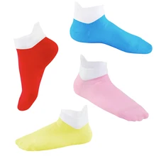 Женские хлопковые однотонные носки для бега