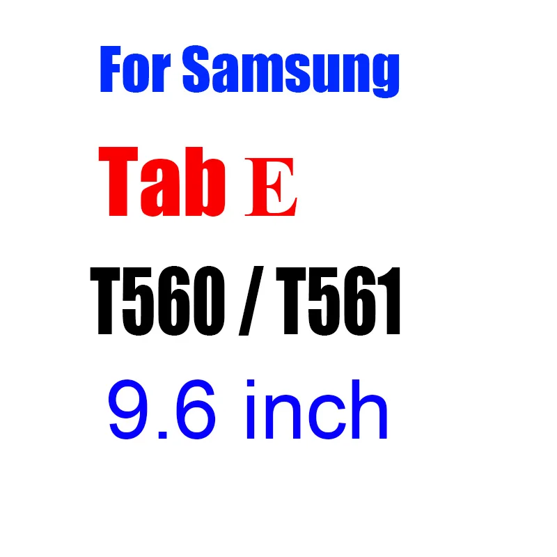 Закаленное Стекло для samsung Galaxy Tab S3 T825 S2 S E T815 T715 T710 T810 T700 T705 T375 T560 2 p5100 Примечание N8000 Экран протектор - Цвет: Tab E 9.6 T560