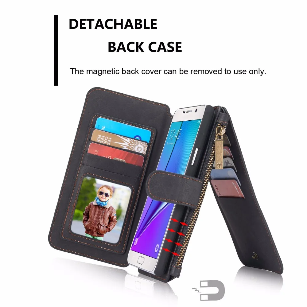 CaseMe Multi functional 14 Cards Holder Money Pocket