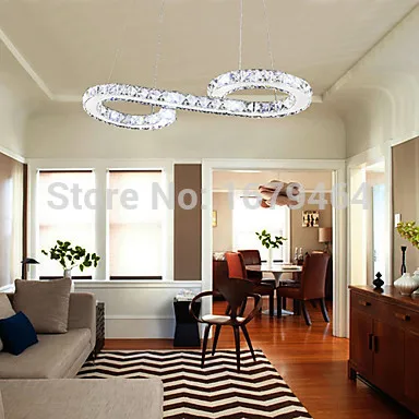 

LED Free Shipping K9 Crystal Bulb Included Led Pendant, Minimalist Modern Metal Plating Free shipping