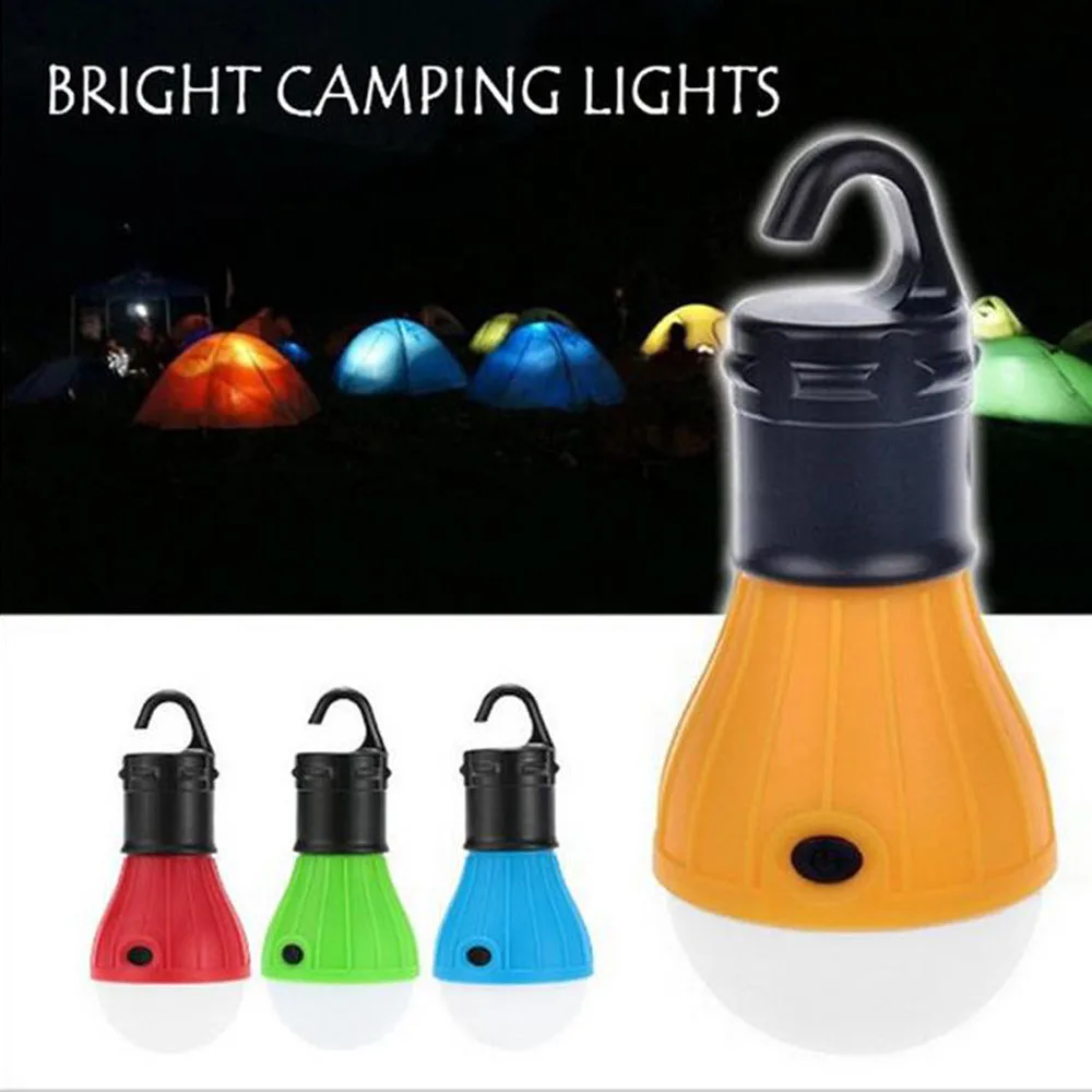 2PCs Portable Camp Lights Rechargeable Outdoor Hanging LED Camping