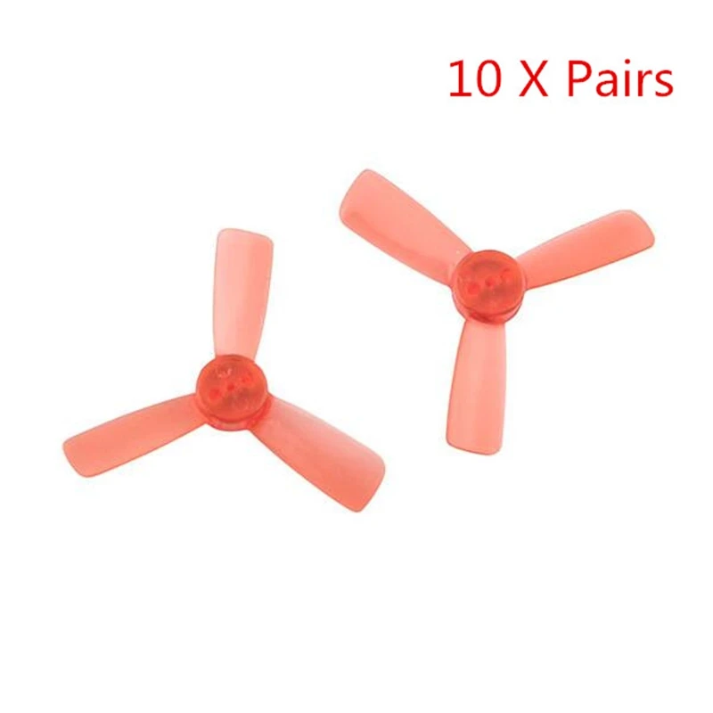 

High Quality 10 Pairs Kingkong 1935 48.26mm 1.5mm Mounting Hole 3-Blade Bullnose Propellers for 90GT Drone RC Model