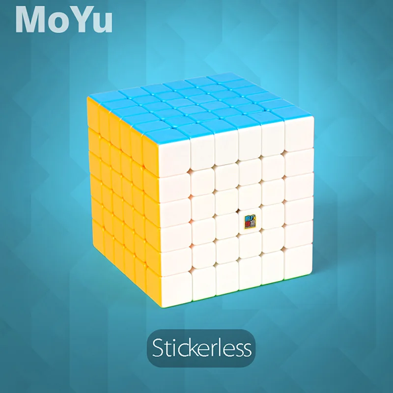 MoYu 6x6x6 магические кубики MofangJiaoshi MF6 скоростной игровой кубик игрушка лабиринт головоломка 68x68 мм Magico cubo Развивающие игрушки для детей