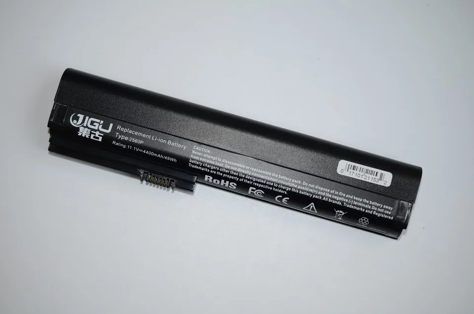 JIGU Laptop Battery HSTNN-DB2L HSTNN-DB2M HSTNN-I08C HSTNN-I92C HSTNN-C48C HSTNN-C49C HSTNN-UB2K For Hp ForEliteBook 2560p 2570P