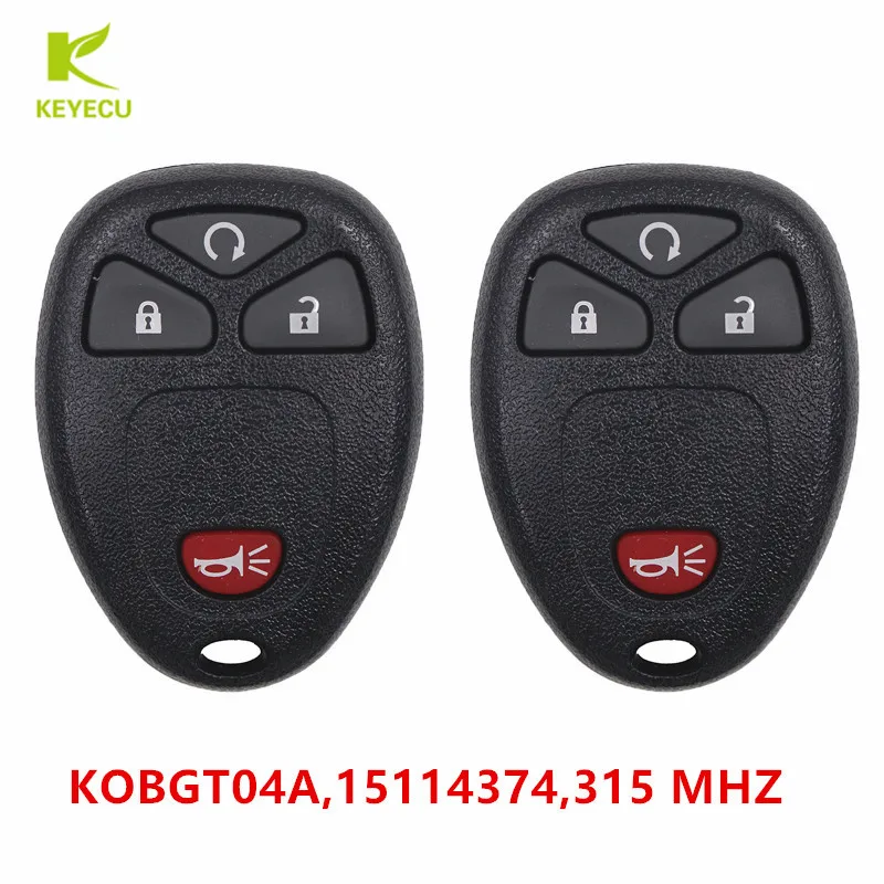 Запасные новые модели KEYECU без ключа 315 МГц для Buick/Chevrolet/Pontiac/Saturn FCC: KOBGT04A 15114374 20 шт. |