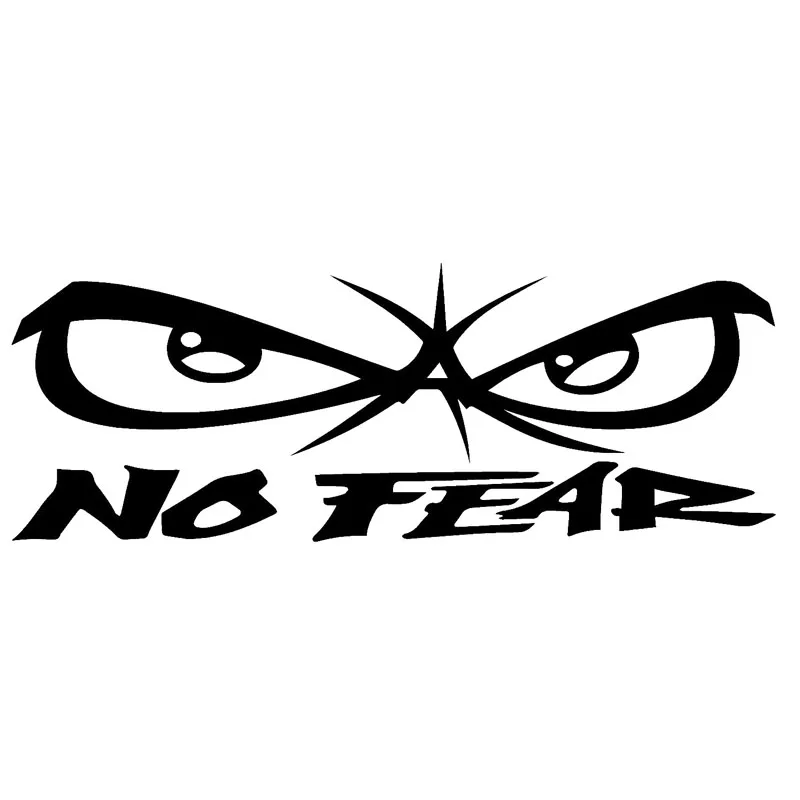 

19.1x7 Cm No Fear Interesting Cool Graphics Car Sticker Vinyl Modern Decal Car-Styling