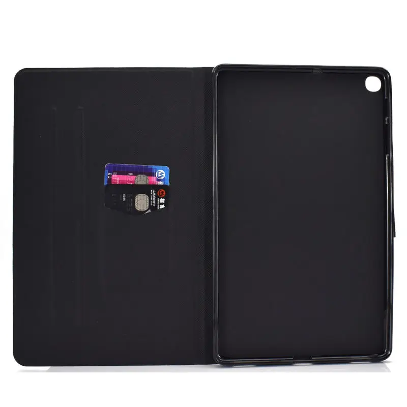 Tower Painted Case For Samsung Galaxy Tab A 10.1 T510 T515 SM-T510 SM-T515 Cover Funda Tablet Flip Stand Shell Coque+Gift