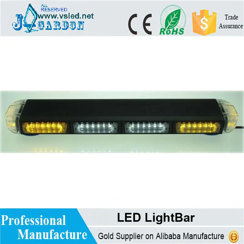 

22" 56 LED Wrecker Flashing Beacon Recovery LightBar Amber/White Strobe Light
