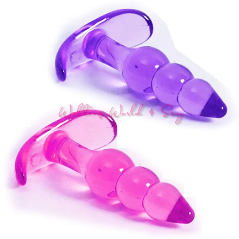 Unisex Soft Silicone Anal Beads Sex Toys Butt Plugs Jelly Anal Plug Real Skin Feeling Massager Erotic Toys Sex Adult Products (1)