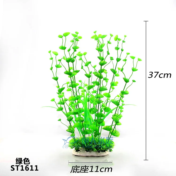 5pcs/lot * Wholesale aquarium supplies fish tank aquarium landscaping simulation water plants plastic water Shell grassCT26-H