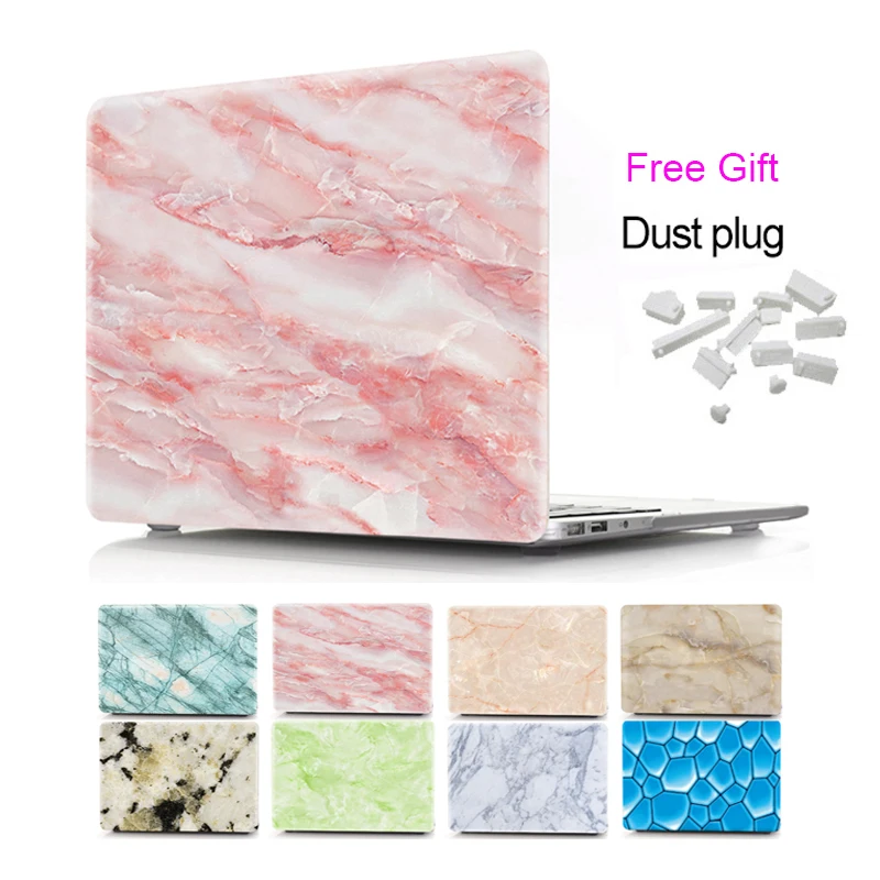 

Ice Cracked Marble Pattern Hard Case Cover for 2016 New Macbook Pro 13 15Inch PC Model Number A1706 A1708 A1707 Protective Cases
