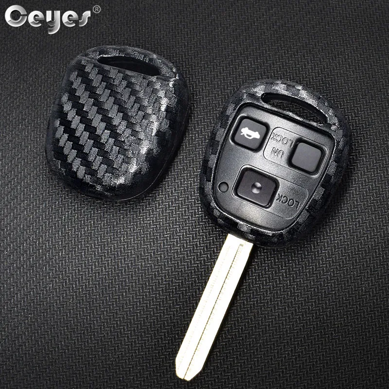 

Ceyes Car Styling Protection Key Covers Shell 3 Buttons Case For Lexus GX470 LX470 ES300 GS LS For Toyota Rav4 Auto Accessories