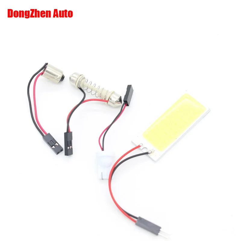 Dongzhen 1X COB 36 светодиодный 5 Вт W5W 5W5 T10 Festoon Dome световая приборная панель багажное