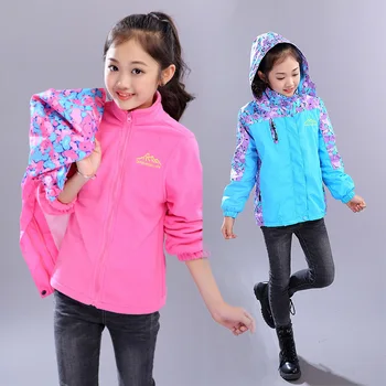 

Autumn And Winter New Pattern Children's Garment Girl Fashion Clothes Children Outdoors Loose Coat