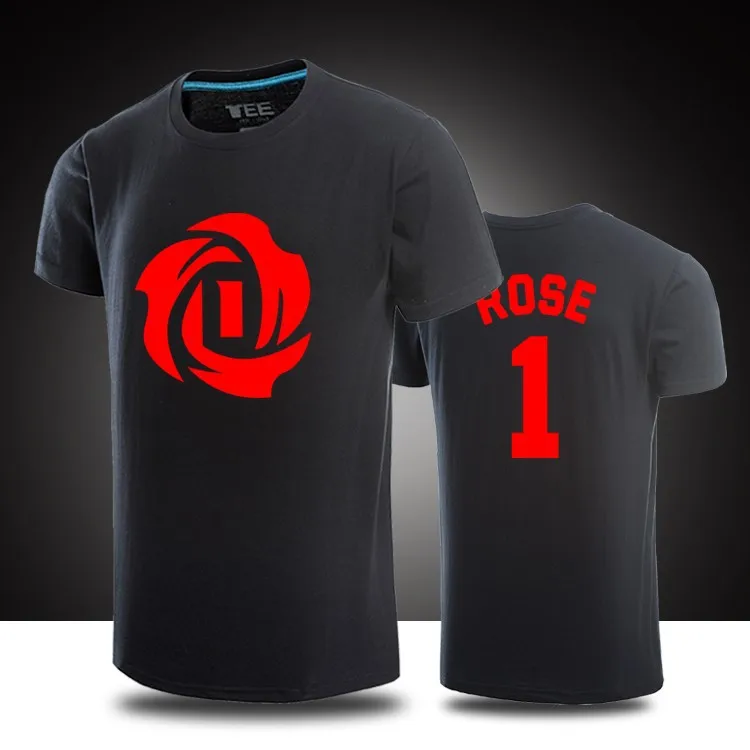 Derrick rose jersey t shirt Clearance