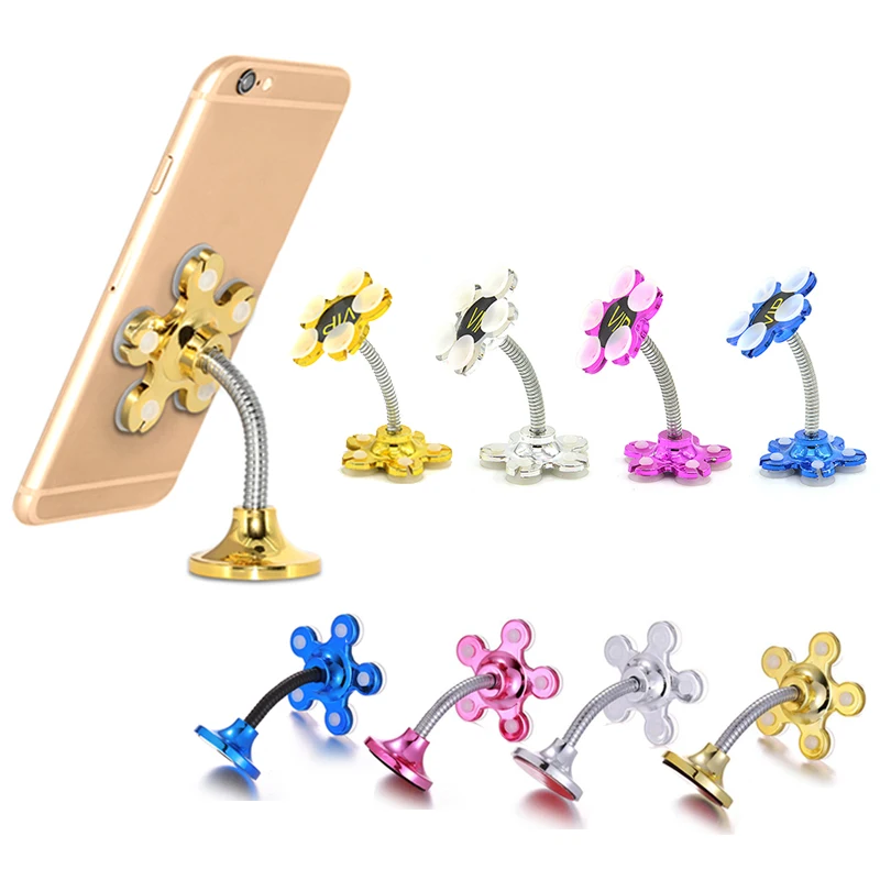 

Strong Suction Phone Holder Magic Phone Bracket Car Mobile Phone Case 360 Degree Rotate Sticker Home Use Mobilephone Stand Rack