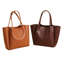 New Women large shoulder bag famous brand Simple handbag female high quality PU tote fashion top-handle bag big trunk for Lady New Women large shoulder bag famous brand Simple handbag female high quality PU tote fashion top-handle bag big trunk for Lady