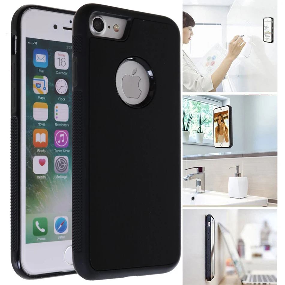 Anti Gravity Phone Case For iPhone XR X 8 7 6 6S Plus 13 12 11 Pro XS Max Case Cover For Samsung Galaxy S8 S9 Plus Note 8 9 S9+ iphone 11 card case