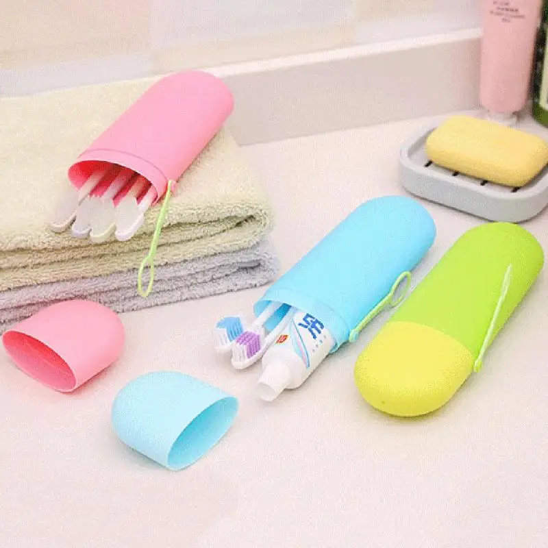 

Portable Toothbrush Box Bath Product Protect Toothbrush Case Holder Camping Toothbrush Case Cover Travel Hiking Box Tube Outdoor