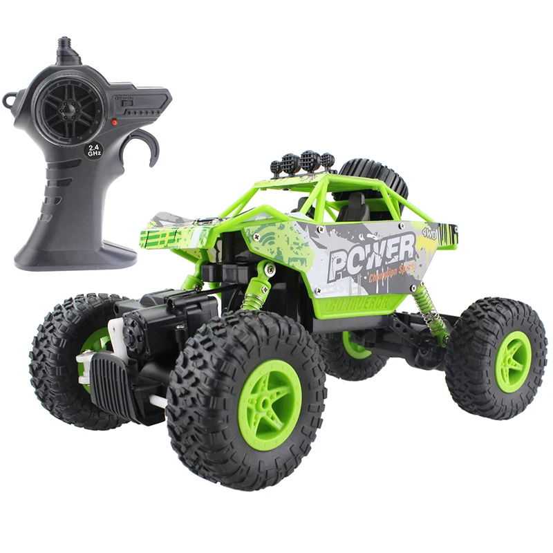 

RC Car 2.4G Rock Crawler Car 4 WD Monster Truck 1:18 Off-Road Vehicle Buggy Electronic Model Toy